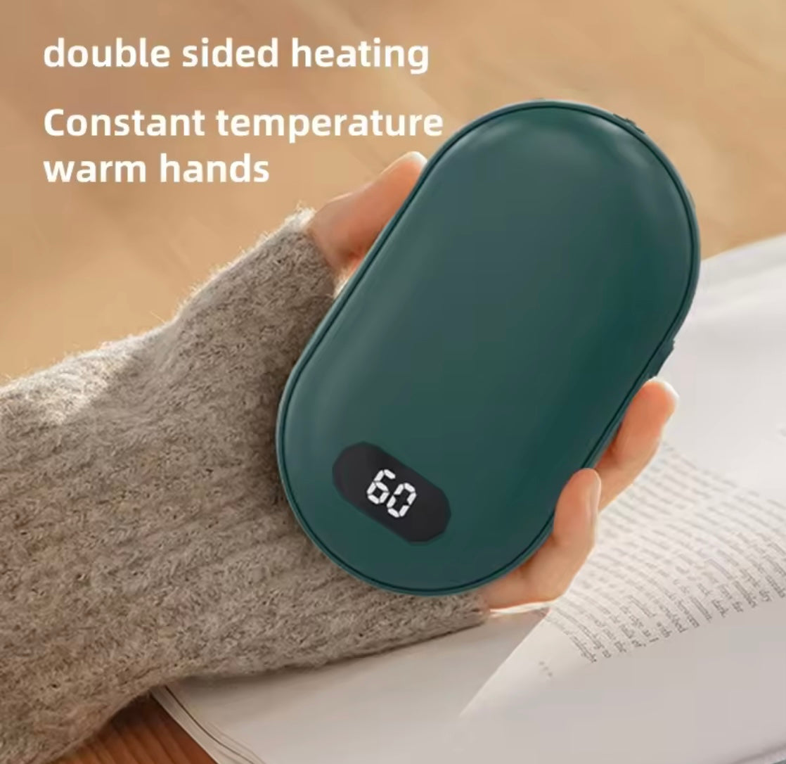 🔥 Rechargeable Hand Warmer & Power Bank | Stay Warm ❄️