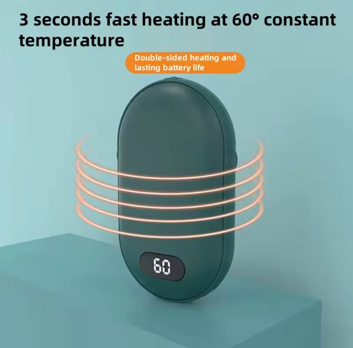 🔥 Rechargeable Hand Warmer & Power Bank | Stay Warm ❄️